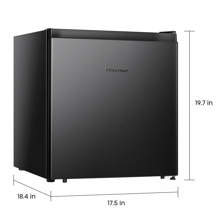 16 Cuft Compact Refrigerator Wms017m6xbe Hisense Usa 1895